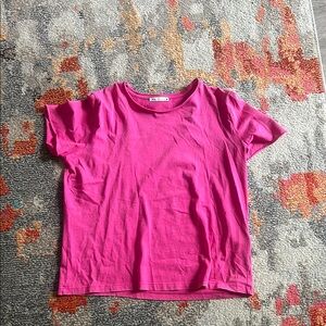 Zara Pink Flowy Shirt